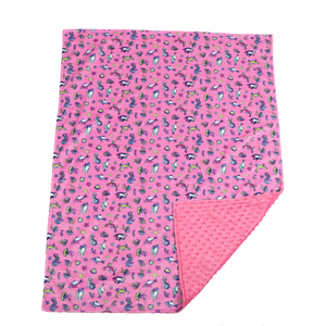 Coperte Morbide in Peluche con Retro a Pois per Neonati e Bambini Unisex, Coperta Minky per Bebè - Product Image 5