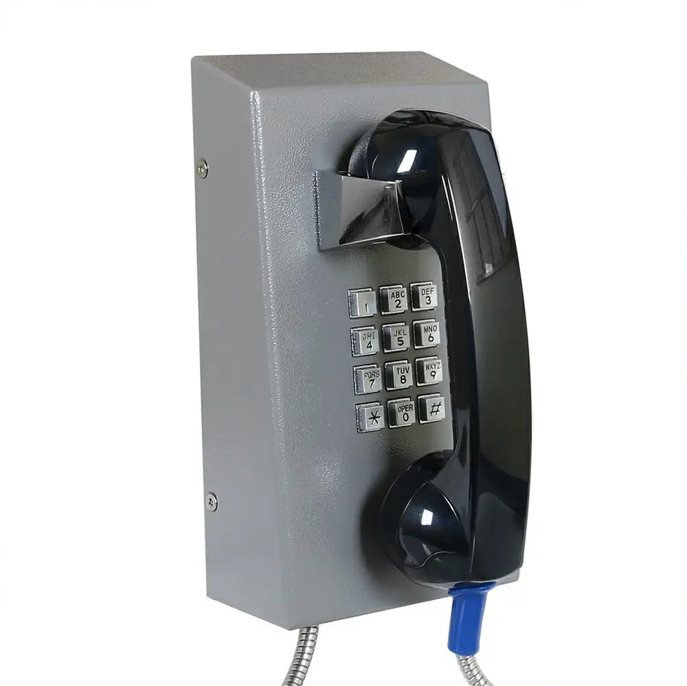 Phone Line Industrial Telephone Full Keypad Waterproof Prison Phones Analogue Telephone