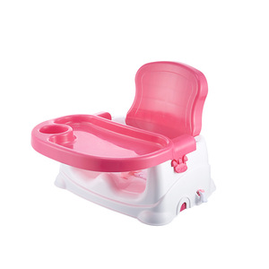 Silla Alta para Bebé Double Sword, Rosada, de Plástico, Altura Ajustable de 0 a 12 Meses, Asiento Multifuncional para Alimentación - Product Image 1