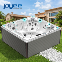 Spa de massage extérieur Balboa, jacuzzi extérieur, bain à remous de jardin JOYEE en acrylique pour 5 personnes