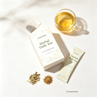SIWEIDA Slim Tea Instantané Herbal Citron Minceur Détox Colon Santé Intestinale Sans Sucre 100g 5gx20 Sachets