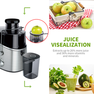 Frullatore elettrico con azione a onda per frullati succhi di frullati robot da cucina e miscelatore di frutta alimentazione manuale - Product Image 4