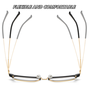 Bleu reflet optique ordinateur tr90 inoxydable noir sourcil or oculos anti luz azul femmes hommes 2024 bluelight lunettes - Product Image 4