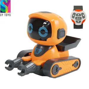Sy Radio Control Robot Speelgoed 2.4G Horloge Inductie Kind Intelligent Horloge Teledetectie Robot Dansen Led Speelgoed Robot Te Koop