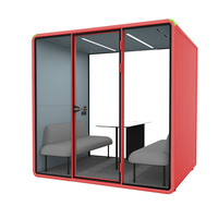 Hecor Prefab Office Pod Sound Insulation Booth Waterproof Modular Cabin Outdoor Garden Silent Working Privacy Space