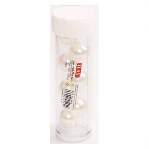 Perle di Corallo Bianche Ilan Abalorio 14mm per Creazione di Gioielli - Product Image 1