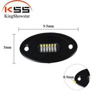 Kingshowstar Promotion Spéciale 24W Rock Light UTV ATV Éclairage LED Sous Châssis Super Lumineux Blanc Pur Pod RGBW Rock Light LED