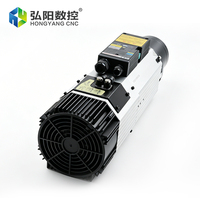 9kw 24000rpm BT30 Spindle Berpendingin Udara JST Pneumatik ATC CNC Router dengan Kemampuan Pengeboran 220V/380V