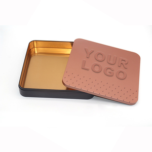 Tùy Chỉnh Vuông Hình Chữ Nhật Sô Cô La Hộp Kim Loại Cấp Thực Phẩm Bánh Ngọt Baklava Bơ Cookie Hộp Thiếc Hộp Cookie <span class=keywords><strong>Tin</strong></span> Có Thể Với Nắp - Product Image 2