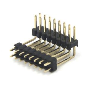 2.54mm Pitch 2.5h hàng tăng gấp đôi SMT vá pin tiêu đề đôi nhựa kết nối phụ kiện cho PCB board - Product Image 4