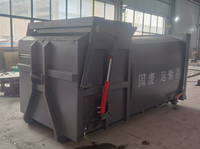 Compacteur de déchets mobile 5-18m pour extérieur, équipement de tri des déchets, machine compacteuse de déchets en métal 3kW 1