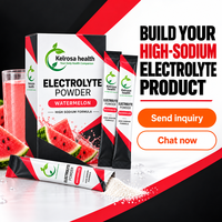 Sachets de poudre d'électrolytes hydratants OEM, nutrition sportive, marque privée, sans sucre, hydratation quotidienne, sachets de boisson aux électrolytes fruités