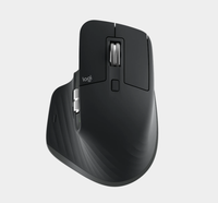 Souris sans fil Logitech MX Master 3S, défilement ultra-rapide, capteur Darkfield Ergo 8K DPI, suivi sur verre, clics silencieux