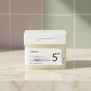 Numbuzin No.5+ Glutathione Vitamin Concentrated Toner Pads - Soins de la peau coréens - Tonique en pads à la vitamine glutathion - Soin éclaircissant - Product Image 4