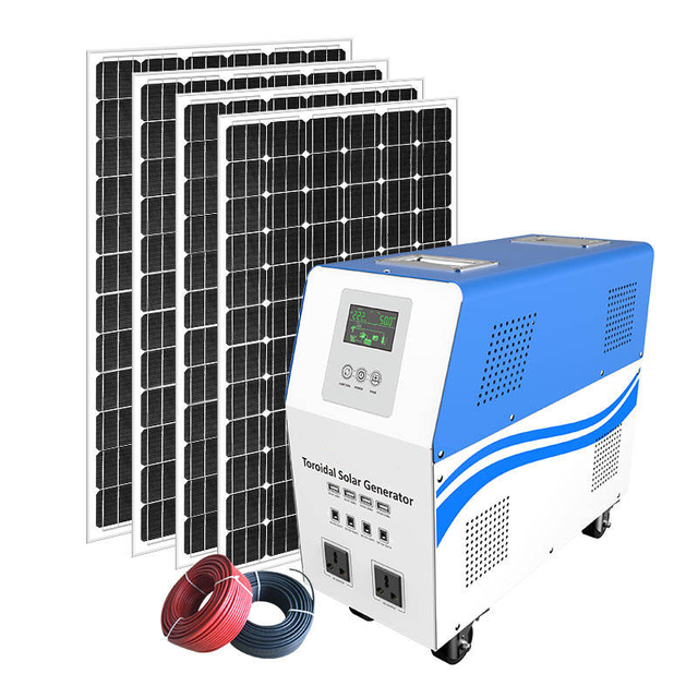 3000w Solar Power System All in One Kit Solar 3kw Solar Energy System Dc/ac Generator Electric Solar Generator