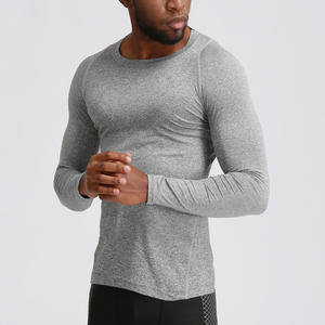 Camisetas Personalizadas <span class=keywords><strong>para</strong></span> <span class=keywords><strong>Hombre</strong></span>, Manga Larga, Secado Rápido, <span class=keywords><strong>para</strong></span> Correr, Baloncesto, Deportes, Fitness, Gimnasio - Product Image 5