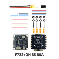 Contrôleur de vol DAKEFPV F722-QH 8S 80A/120A 4-en-1 ESC Stack 30x30mm GPS en plastique, Firmware BETAFLIGHT/INAV, Prise en charge ELRS FPV 3