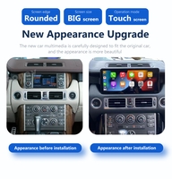Android 12 Car Radio AC Panel Multimedia Player LCD Stereo Screen Wireless Carplay pour Range Rover Vogue L322 V8 2005-2012