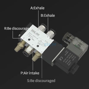 Sıcak satış 4v210 yüksek kalite pnömatik <span class=keywords><strong>2</strong></span>/5 yollu hava kompresörü Solenoid AC220V manyetik vana - Product Image 3