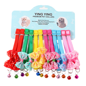 Paquete de 12 Corbatas de Seguridad para Perros Medianos y Gatos, Diseño Moderno y Lujoso, de Poliéster, con Diseño Sólido y Ajustable para el Cuello, en Empaque OEM - Product Image 1