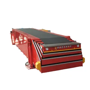 Hot Selling in USA Electric Heavy Duty Telescopic Belt Conveyor For Container Loading Unloading