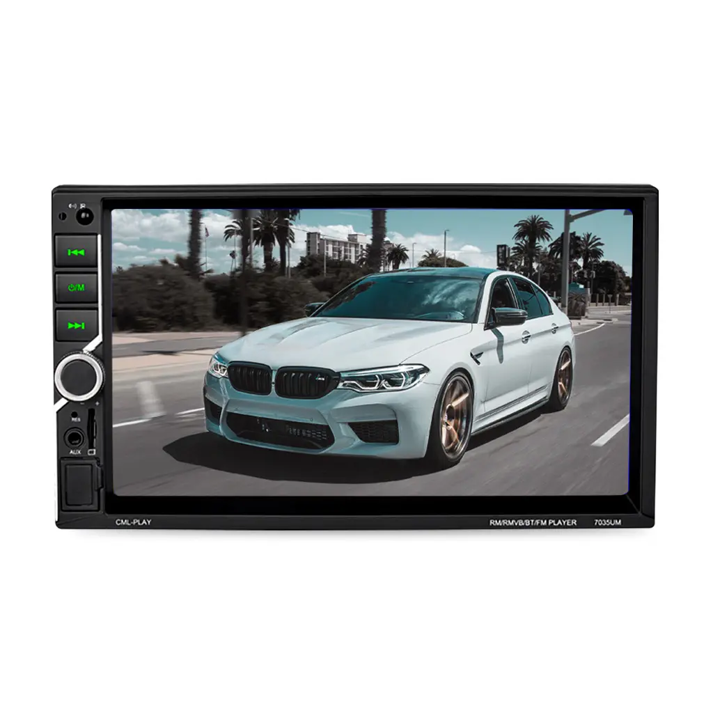 7 inch touch large screen double ingot interconnected reversing camera MP5 Car DVD Player