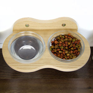 חדר אוכל לחיות מחמד רכוב קיר זוגי קערות מים ותלוי כלבים - Product Image 5