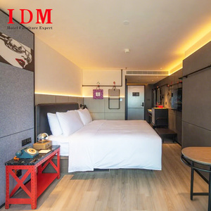 IDM Hospitality Solid Wood Eco-Friendly Turnkey Solution Tailored Luxury 5-Star Hotel Bedroom Furniture Set for <strong>Guest</strong> Rooms - Product Image 3