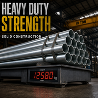 Tuyau en acier galvanisé à chaud ASTM A500 Q345B 60,3 mm 3 mm 6 m pour structure de toit en acier