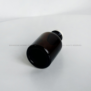 Chất lượng cao rỗng 125ml 150ml 200ml hổ phách ho Syrup Glass Vai lass chai vớ<span class=keywords><strong>i</strong></span> kín nút chai - Product Image 2