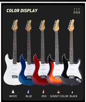 Guitare électrique Starway de haute qualité, 39 pouces, prix de gros, 6 cordes, instrument de musique pour débutant