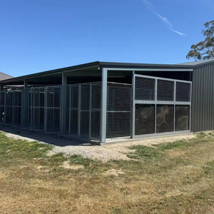 Panel stabil kuda galvanis tugas berat gudang kuda portabel untuk peternakan luar ruangan tahan korosi - Product Image 1