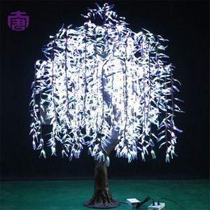 ไฟต้นหลิว LED สำหรับตกแต่งคริสต์มาส เหมาะสำหรับโรงแรม ห้างสรรพสินค้า สวนสนุก รีสอร์ท และงานแสดงเทศกาลฤดูหนาว - Product Image 5