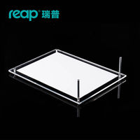 Présentoir de caractères personnalisé, porte-signe de Table, étiquette de Table transparente verticale, modèle acrylique, support de bureau, panneau d'affichage