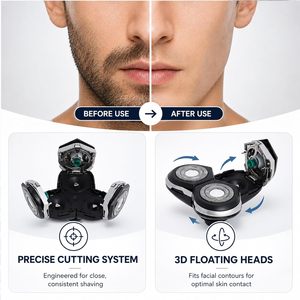 Tête de <span class=keywords><strong>rasoir</strong></span> de rechange en acier inoxydable RQ12 pour <span class=keywords><strong>rasoir</strong></span> Norelco RQ11/RQ10/Sensotouch - Product Image 5