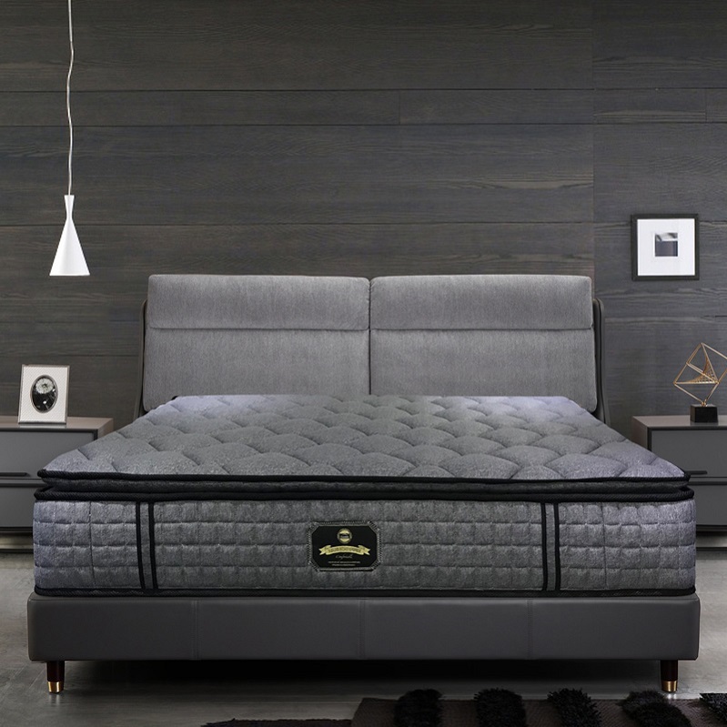 Bedroom furniture pocket spring coil matress king size latex mattress in a box