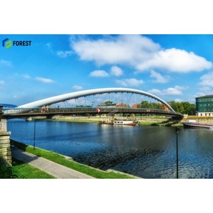 สะพานเหล็กชายฝั่งมีความทนทานต่อการพ่นเกลือ5100.6-55เมตร - Product Image 2