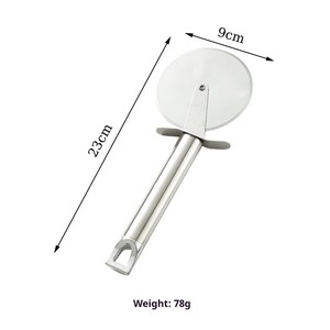 ที่ตัดพิซซ่าแบบลูกกลิ้งด้ามจับสีสันสวยงาม ใบมีดสแตนเลสทนทานสำหรับตัดแป้งคุกกี้และบราวนี่ - Product Image 3