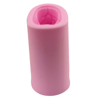 Moule en Silicone 3D Pénis Sexy pour Savon, Chocolat, Bougie, Pâte Polymère, Décoration de Gâteau, Outil de Forme Colonne