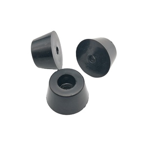 Patins <span class=keywords><strong>de</strong></span> <span class=keywords><strong>protection</strong></span> antidérapants en caoutchouc <span class=keywords><strong>silicone</strong></span> noir <span class=keywords><strong>pour</strong></span> meubles, tables, chaises et équipements mécaniques - Product Image 1