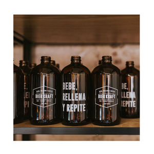 Vente en gros Bouteilles de jus de lait Kombucha en verre 1l, tailles de 100ml à 750ml avec couvercle à vis pour service de tequila - Product Image 3