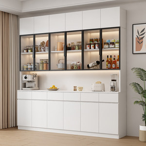 Credenza Portabottiglie Personalizzata con Ante in Vetro Illuminate a LED, Design Moderno e Lussuoso, Ecologica e con Spazio di Stoccaggio di Oltre 1,5 m - Product Image 3