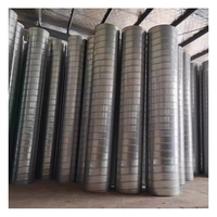 Tuyau d'air en spirale Conduits métalliques Aie Tuyaux de ventilation pour systèmes CVC