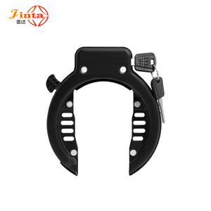 <span class=keywords><strong>Antivol</strong></span> de vélo portable robuste Jinta 64 mm avec <span class=keywords><strong>câble</strong></span> en fer rond et 2 clés, type fer à cheval - Product Image 1