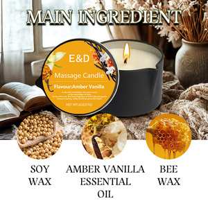 High Quality Fragrance 2 Oz Luxury Vanilla Organic Soy Wax Aromatherapy <strong>Essential</strong> <strong>Oil</strong> Massage <strong>Oil</strong> Bougies <strong>Candles</strong> for Manicure - Product Image 4