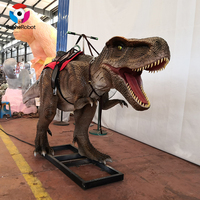Réaliste Animatronic Carnotaurus Dinosaur Ride Attrayant Équipement de Divertissement en Plein Air pour les Enfants pour Garderie Maternelle