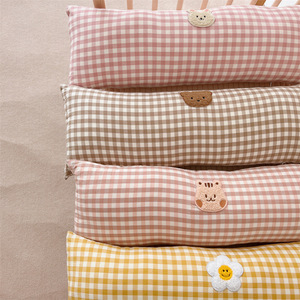 Living Room <strong>Cushion</strong>,Cotton Embroidered <strong>Long</strong> Pillow Sofa Bay Window Baby Bed Pillow with Core Removable <strong>Throw</strong> Pillow - Product Image 2