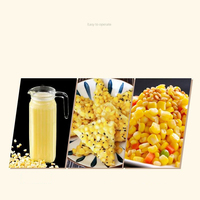 Alat Pengupas Jagung Manual Stainless Steel untuk Dapur, Pemotong Jagung, Pengupas Biji-bijian, Alat Pengupas Buah dan Sayuran, Aman untuk Mesin Cuci Piring
