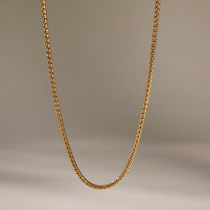 Collana a Catena Intrecciata Minimalista in Acciaio Inossidabile Placcato Oro 18K J&D Jewelry, Choker Impermeabile per Donne - Product Image 6