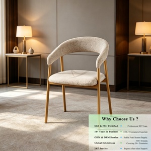 Sillas de Comedor Modernas Minimalistas Tapizadas en Tela para Interiores y Exteriores, Ligeras, Venta al Por Mayor, OEM, OKAY - Product Image 1